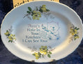 "There's A Hole In Your Knickers, I Can See Your Beaver" Graphic Serving Plate