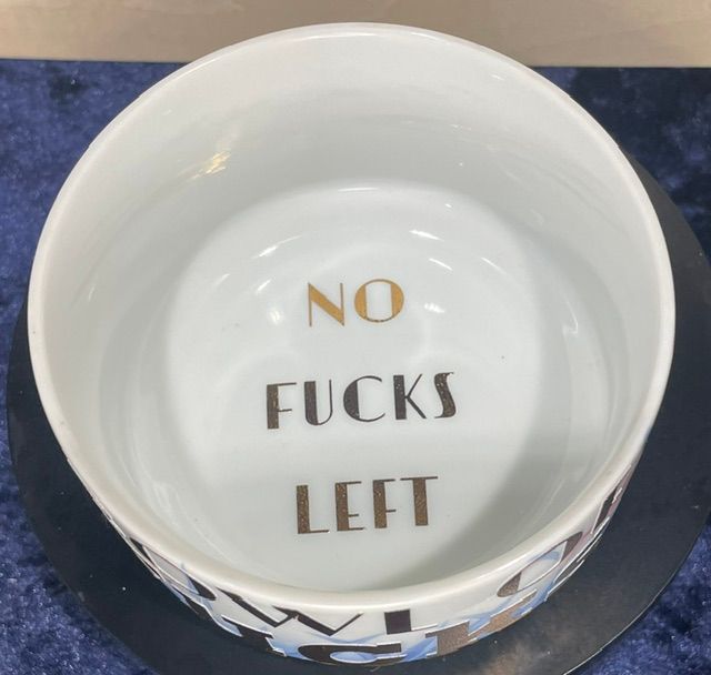 "Bowl Of Fucks" Sugar Bowl "No Fucks Left"