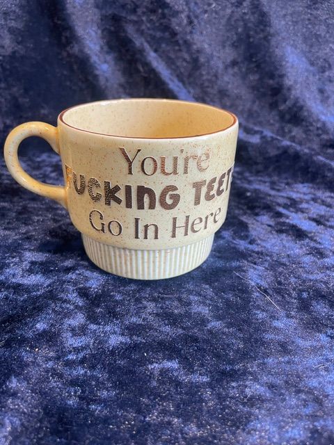 "Your Fucking Teeth Go In Here" Poole Cup