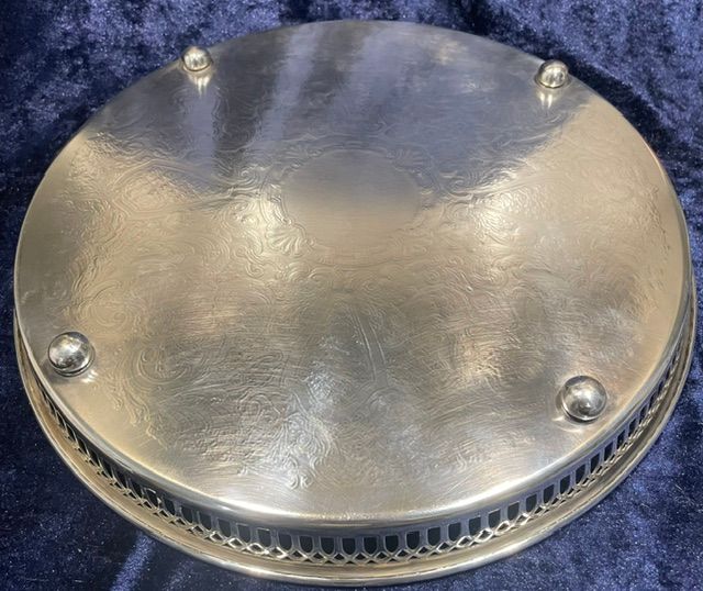 ‘I Was Expecting 4 Inch, He Slipped Me A Foot Long" With A Graphic Of A Sub Sandwich Silver Coloured Salver